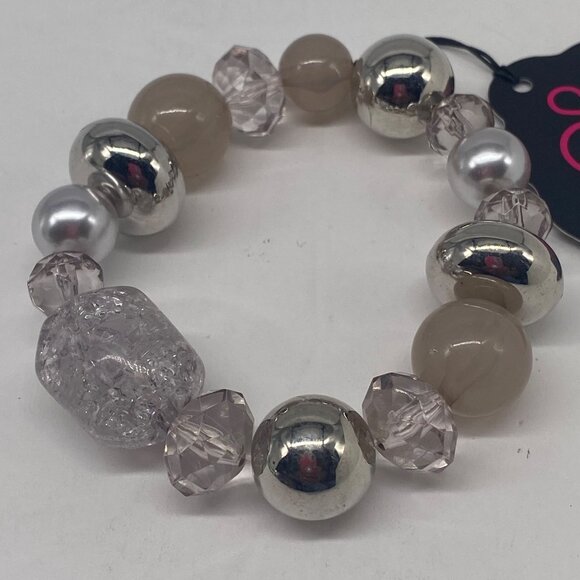 Paparazzi Jewelry Ice Ice Breaker Sliver Bracelet Item 104 - Picture 2 of 5